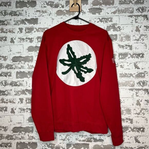 Varsity authentic apparel Ohio state buckeyes long sleeve light weight crew neck - Picture 1 of 5